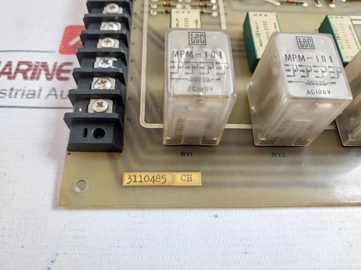 Nishishiba Npn6715 Rvc-1 Printed Circuit Board Module 3110485 Ch