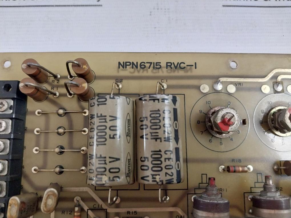 Nishishiba Npn6715 Rvc-1 Printed Circuit Board Module 3110485 Ch