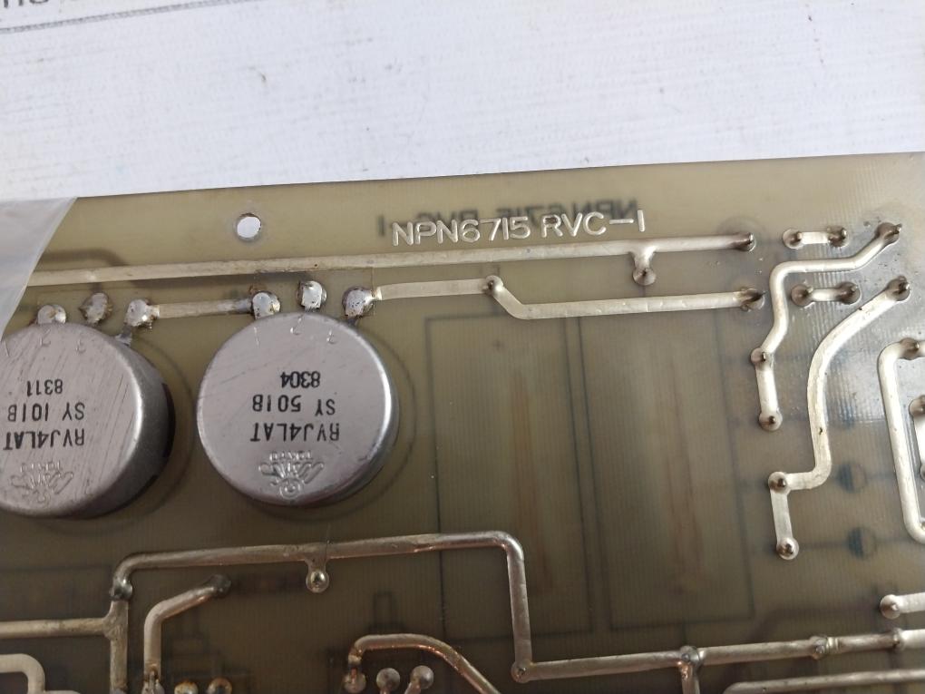 Nishishiba Npn6715 Rvc-1 Printed Circuit Board Module 3110485 Ch