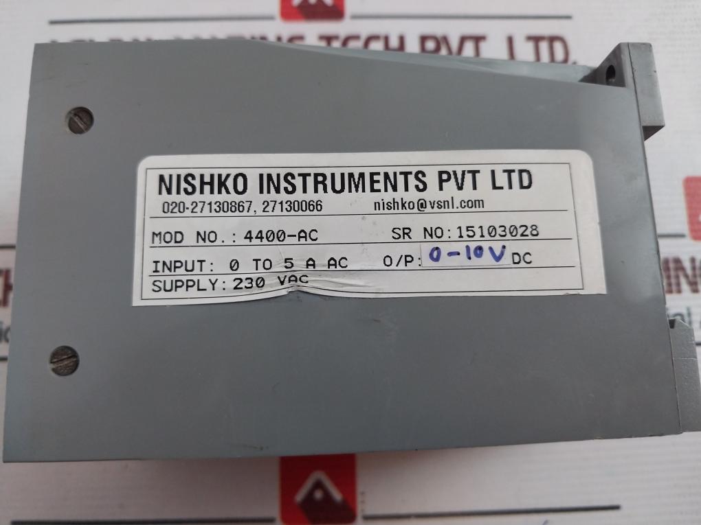 Nishko Instruments N4400-ac-dr Level Meter