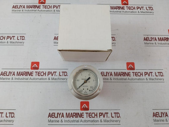 Nisshin Pressure Gauge 0-2.5 Mpa J23701 1.6