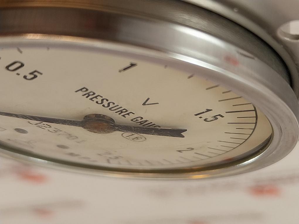 Nisshin Pressure Gauge 0-2.5 Mpa J23701 1.6