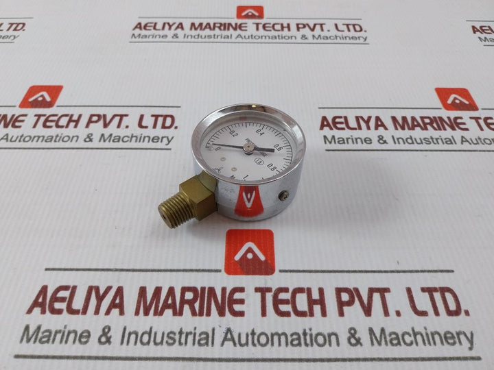 Nisshin F75335 General-purpose Pressure Gauge 0-1 Mpa