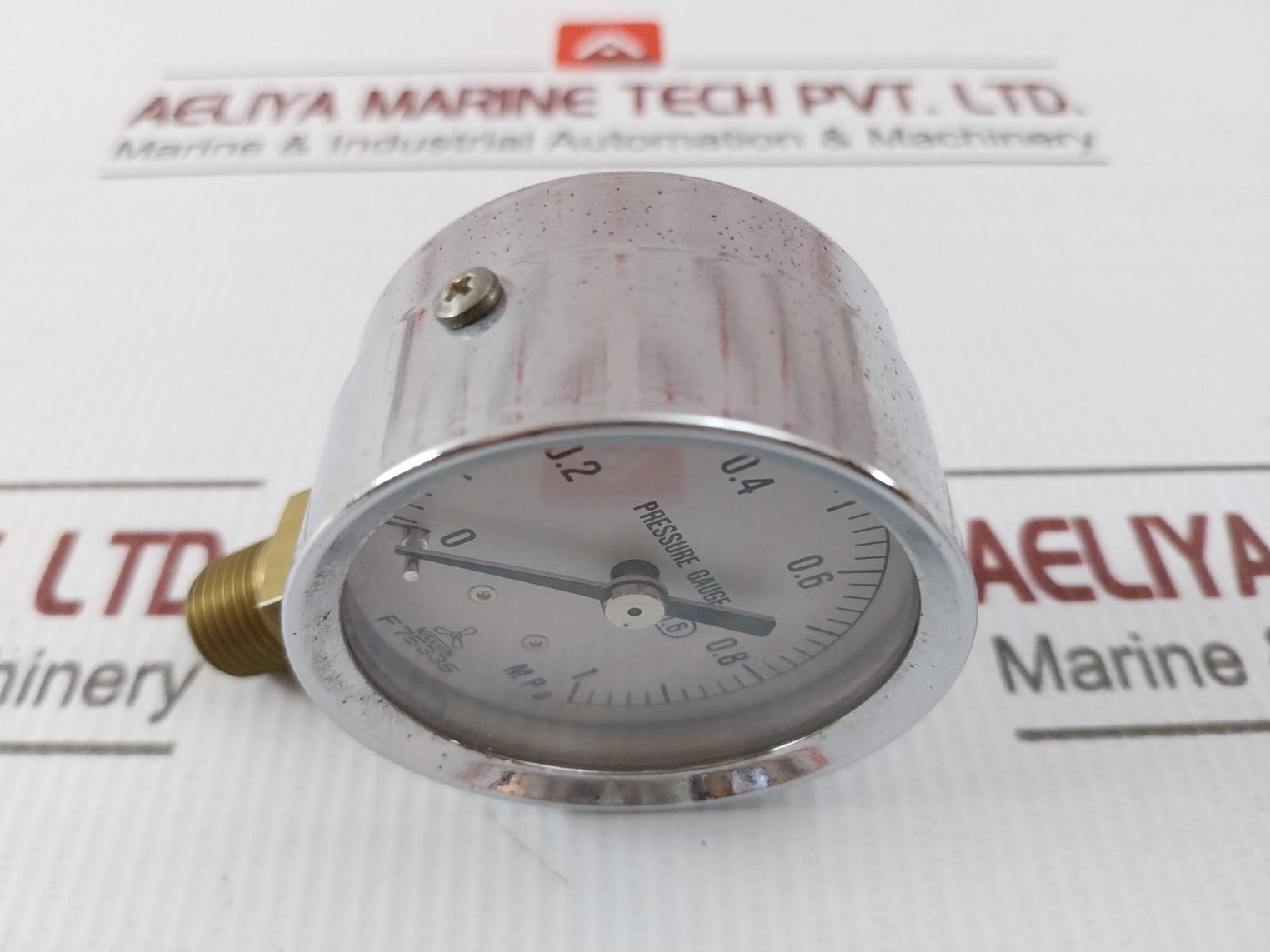Nisshin F75335 General-purpose Pressure Gauge 0-1 Mpa