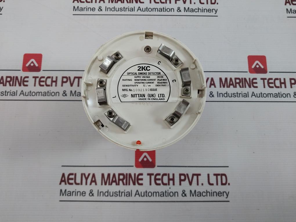Nittan 2Kc Optical Smoke Detector 24Vdc 24Ua 65Ma En54