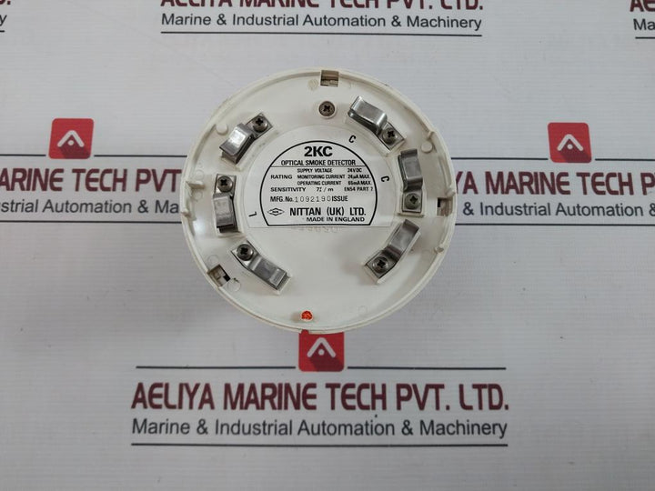 Nittan 2Kc Optical Smoke Detector 24Vdc 24Ua 65Ma En54
