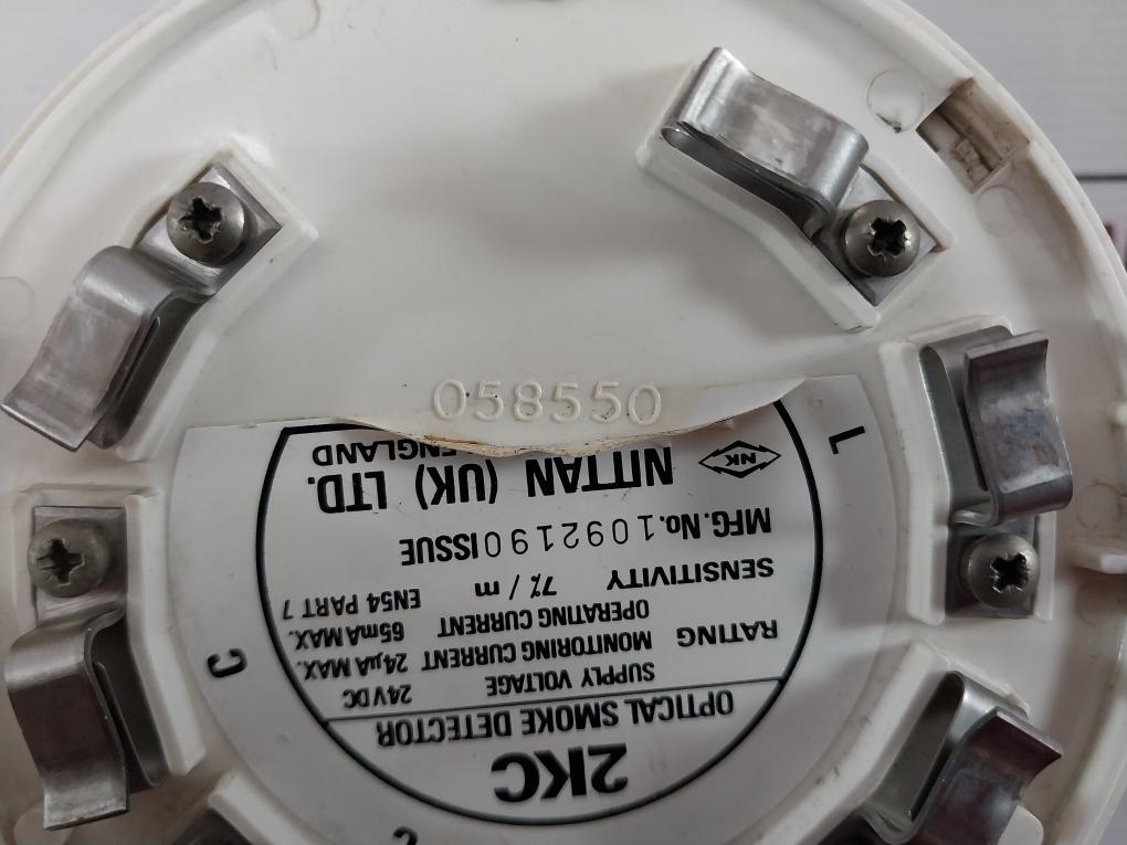 Nittan 2Kc Optical Smoke Detector 24Vdc 24Ua 65Ma En54