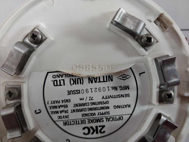 Nittan 2Kc Optical Smoke Detector 24Vdc 24Ua 65Ma En54