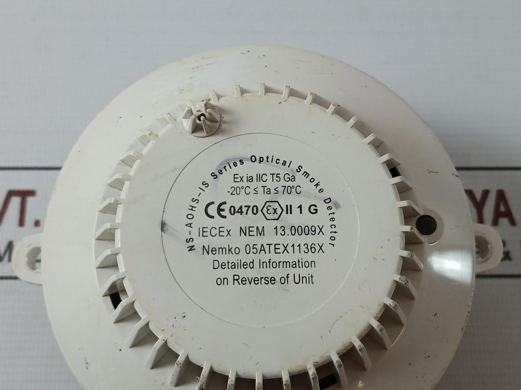 Nittan Ns-adapt-is2 Detector Base For Series Ns-aohs-is Optical Smoke Detector