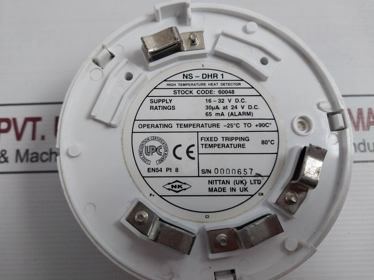 Nittan Ns-dhr 1 Temperature Heat Detector 16–32 V Dc