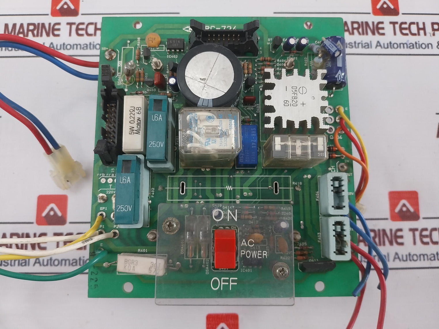 Nittan Pc-724 Printed Circuit Board
