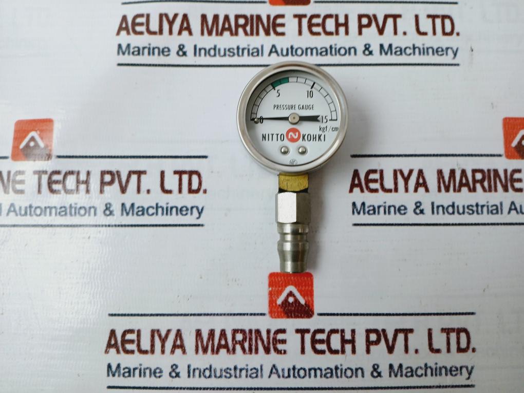 NITTO KOHKI 0-15 KGF/CM Pressure Gauge