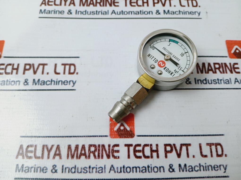 NITTO KOHKI 0-15 KGF/CM Pressure Gauge