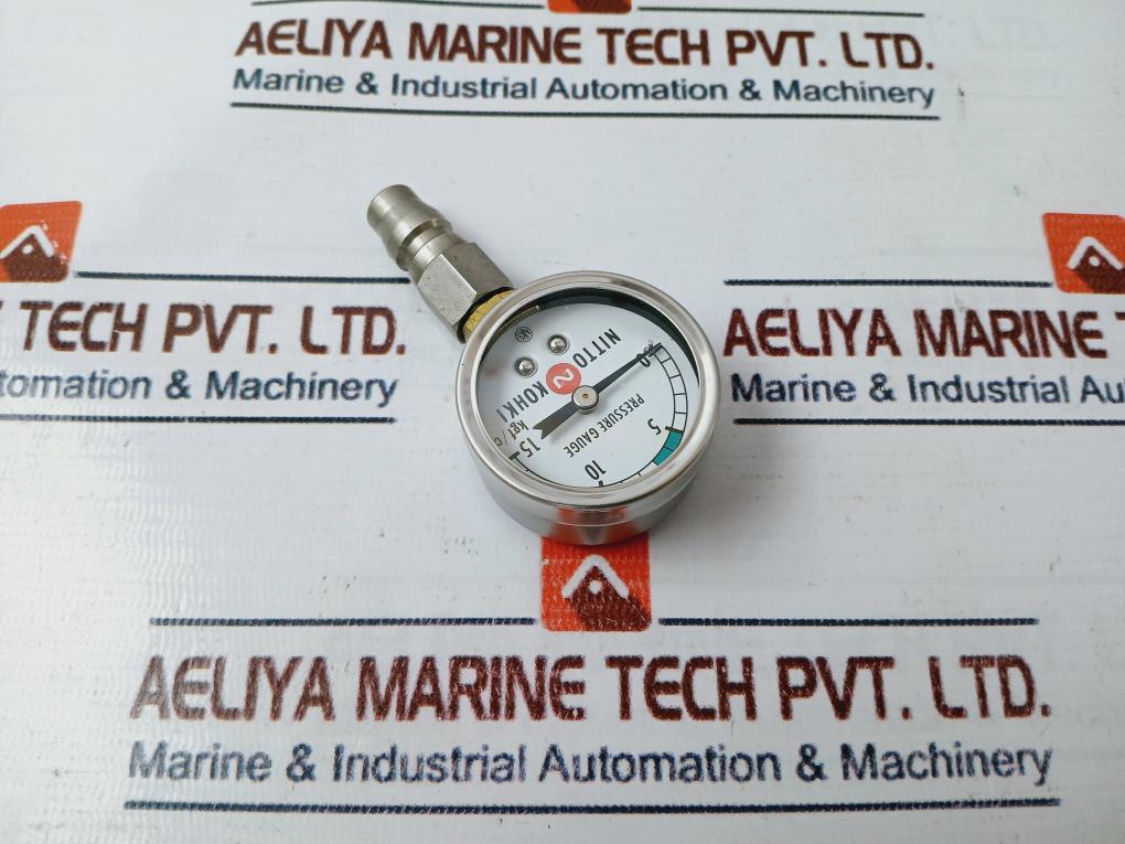 NITTO KOHKI 0-15 KGF/CM Pressure Gauge