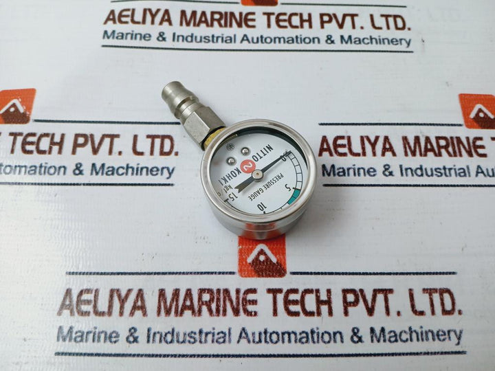 NITTO KOHKI 0-15 KGF/CM Pressure Gauge