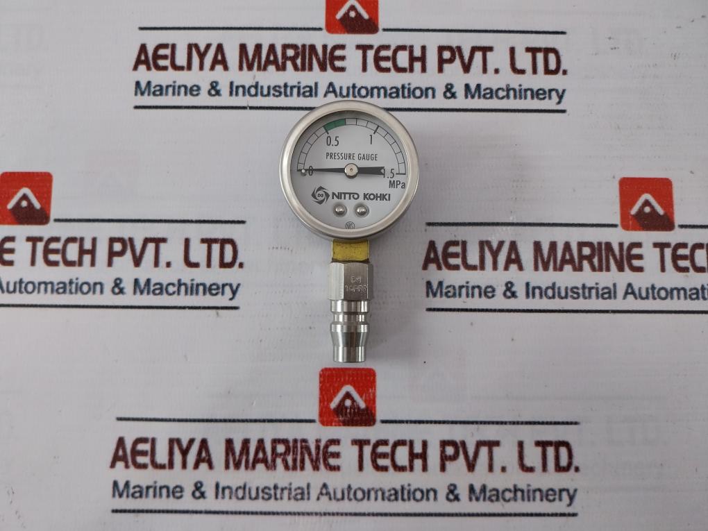 Nitto Kohki 0–1.5 MPA Pressure Gauge