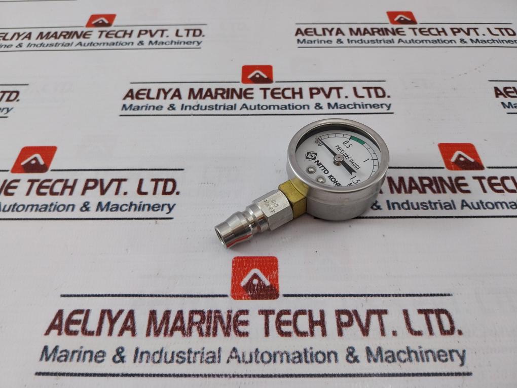 Nitto Kohki 0–1.5 MPA Pressure Gauge