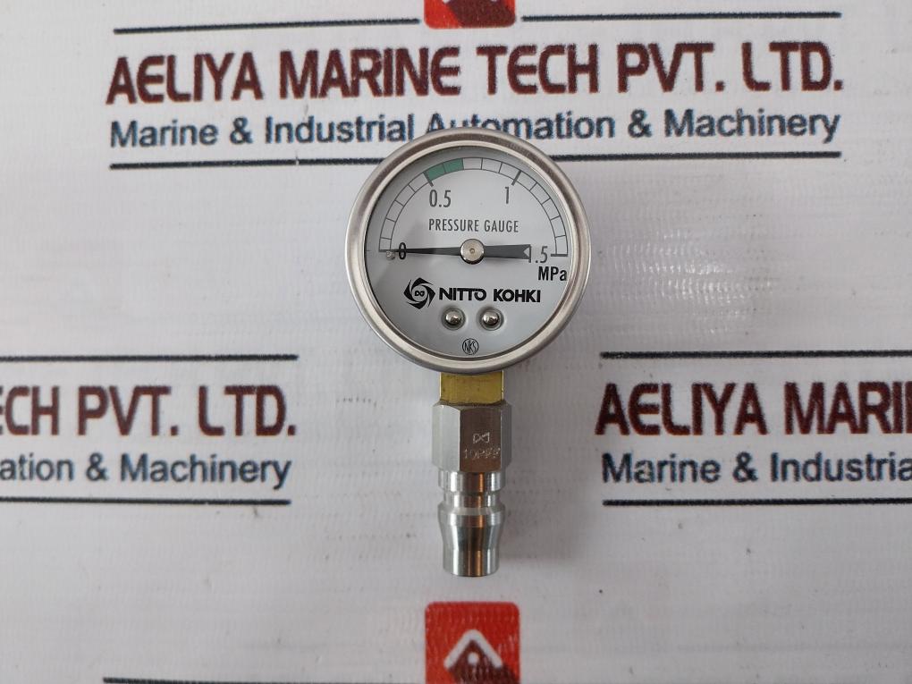 Nitto Kohki 0–1.5 MPA Pressure Gauge