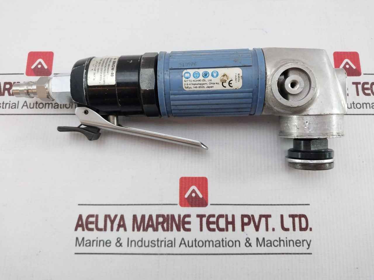 Nitto Kohki Magw-40 Pneumatic Angle Air Grinder 0.6Mpa 13000R/Min(Min-1)