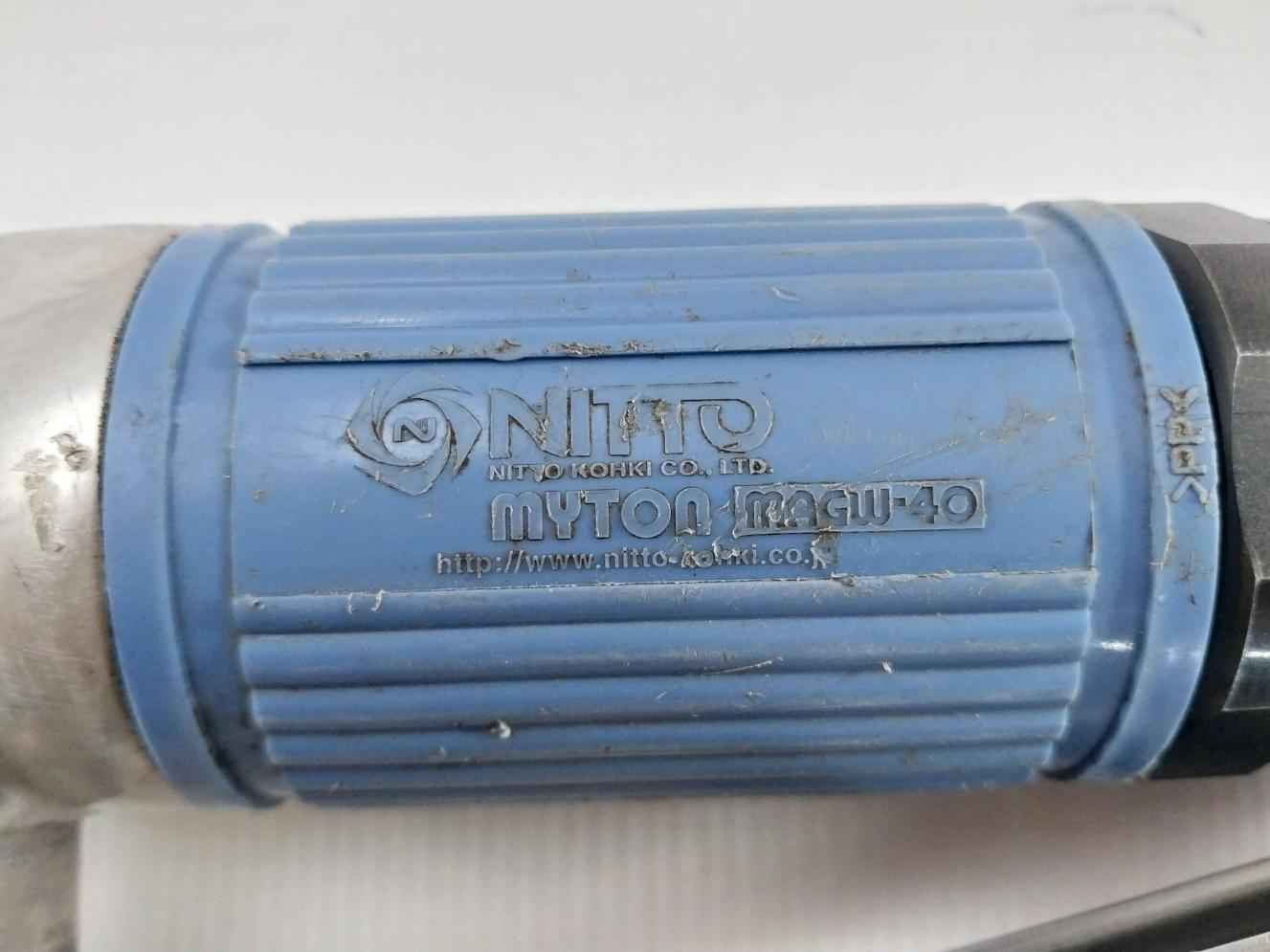 Nitto Kohki Magw-40 Pneumatic Angle Air Grinder 0.6Mpa 13000R/Min(Min-1)