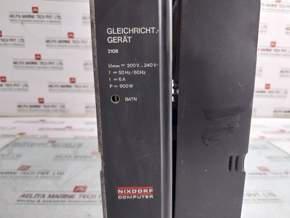 Nixdorf Computer 3108 Rectifier Device 200v…240~ 50hz/60hz