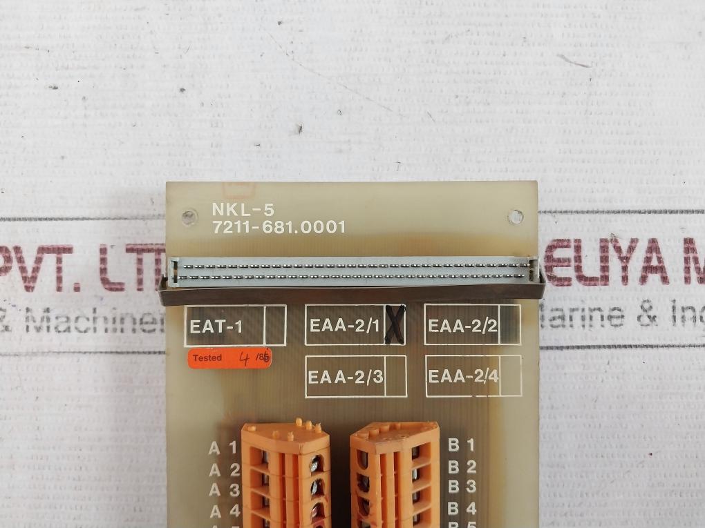 Nkl-5 7211-681.0001 Printed Circuit Board Eaa-2/1 250V- Gse 5