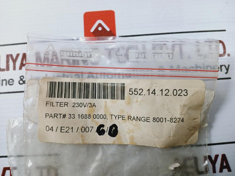 Nkl 33 1688 0000 5 Pin Transformer 8001-8274 230V/3A 552.14.12.023