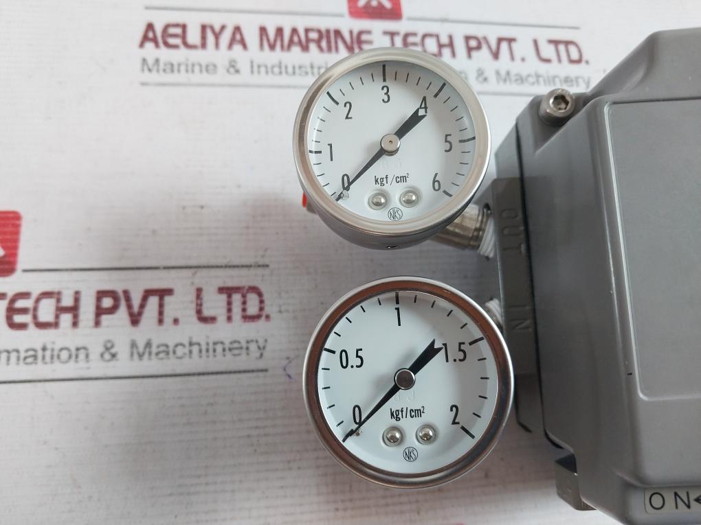 Nks-nagano Keiki Seisakusho Pneumatic Valve Positioner 0-2 Kgf/Cm2