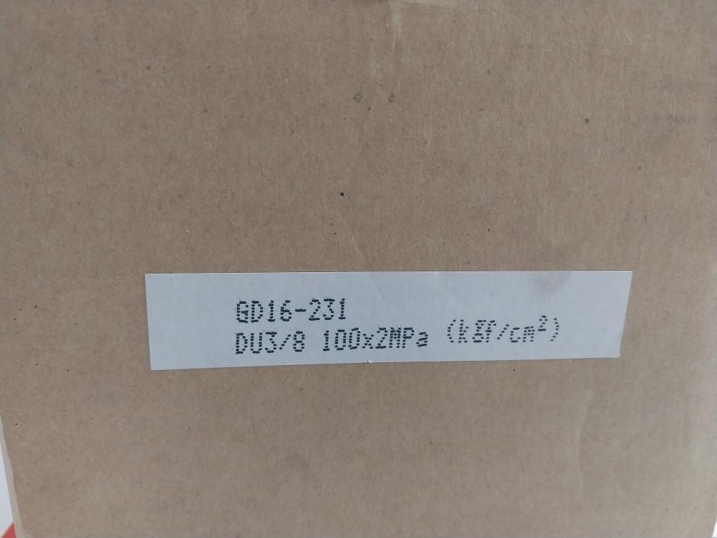 Nks Gd16-231 Pressure Gauge 0-2 Mpa