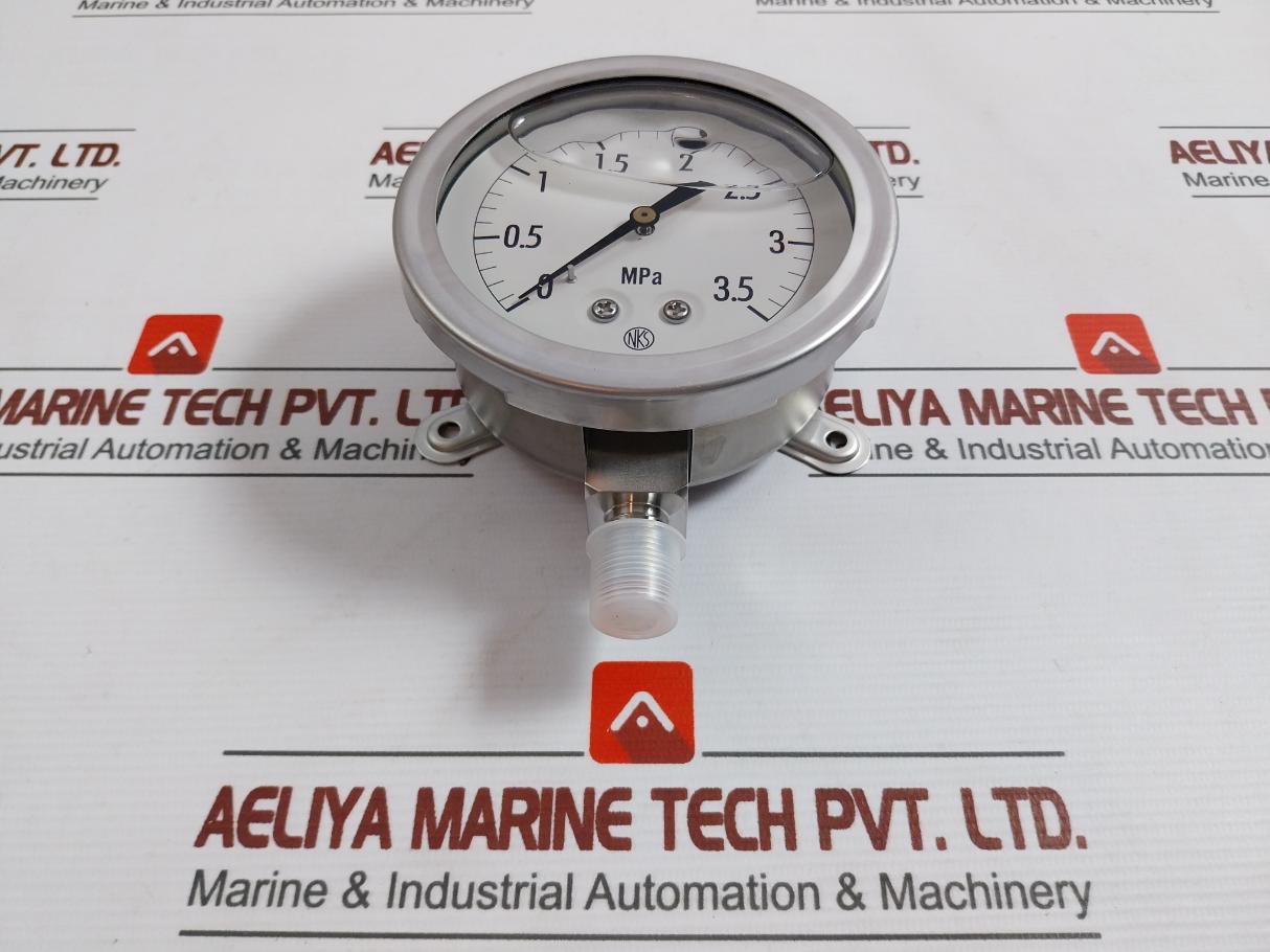 Nks Gv42-233 Pressure Sensor Switch Gauge 0-3.5 Mpa Bt3/8Bx100