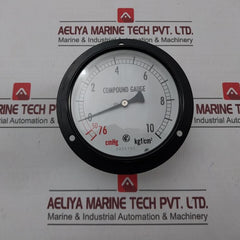Nks Compound Gauge Cmhg -76-0-10 Kgf/Cm2