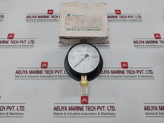Nks Pressure Gauge For Inlet Of T/C Cooling Water 0-1 Mpa 7Rta84T Bvs1/2X100