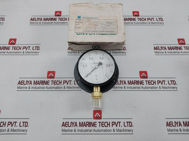 Nks Pressure Gauge For Inlet Of T/C Cooling Water 0-1 Mpa 7Rta84T Bvs1/2X100