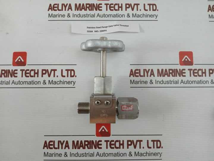 20Mpa Ss304 Nks Stainless Steel Flange Gate Valve Threaded
