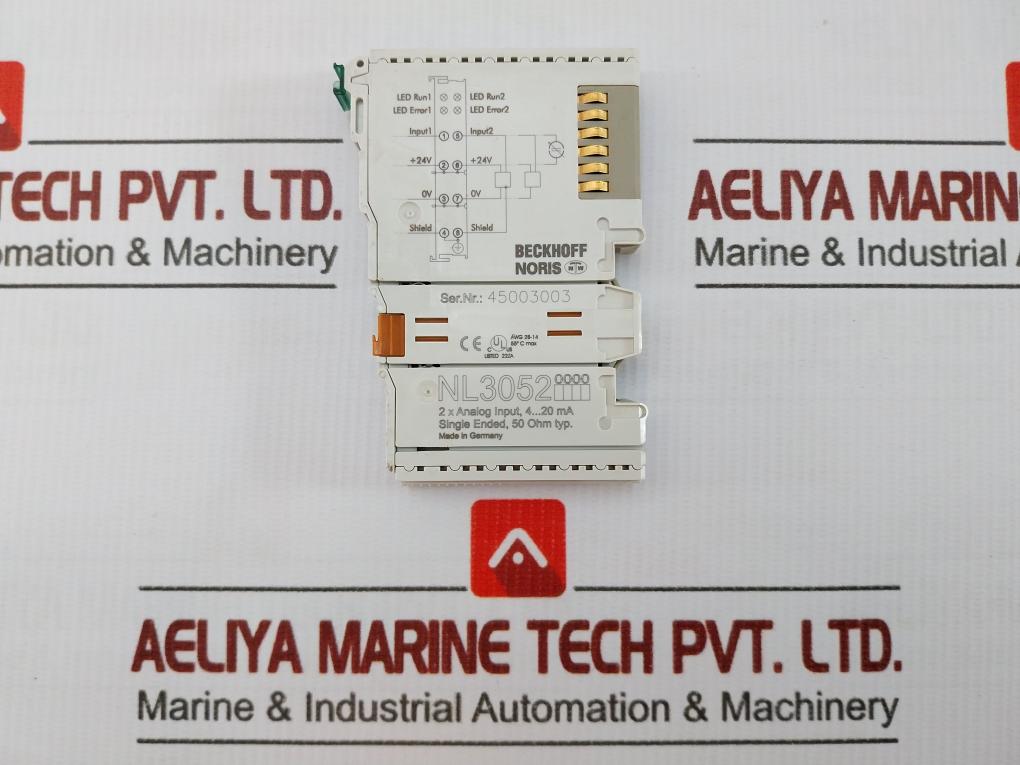 Nl3052 Beckhoff 2-channel Analog Input Ethercat Terminal 4-20Ma