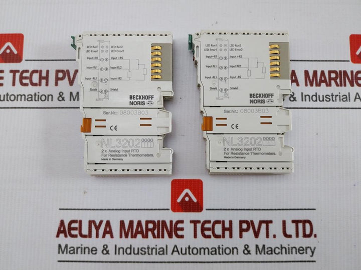 Nl3202 Beckhoff 2-channel Analog Input Bus Terminal