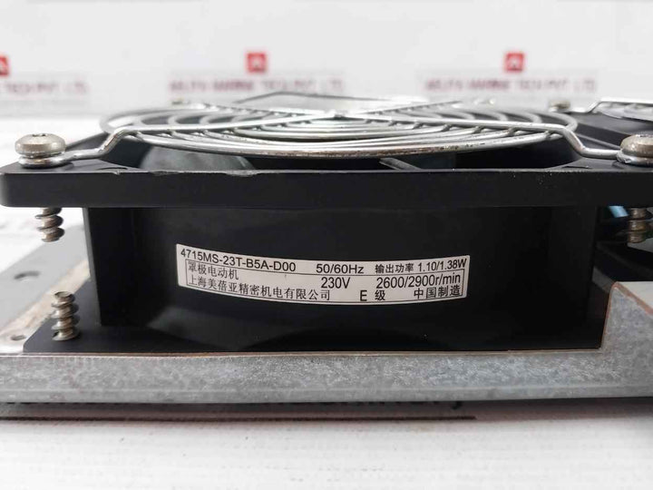 Nmb-mat 4715Ms-23T-b5A Thermally Protected Axial Fan 1 Phase 230Vac