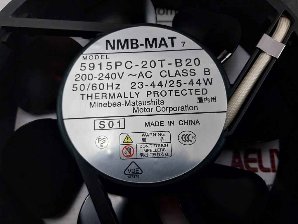Nmb-mat 5915Pc-20T-b20 Ac Axial Fan 50/60Hz 23-44/25-44W Class B
