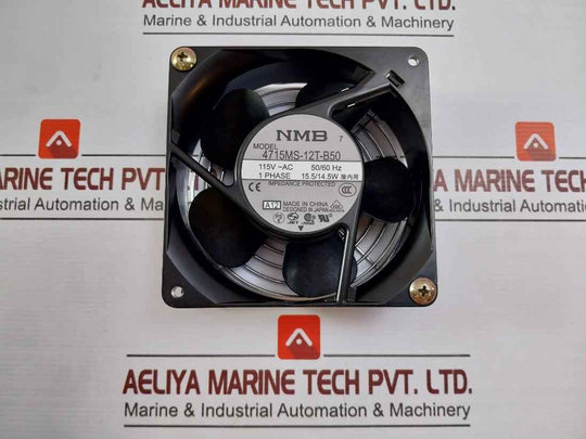 Nmb 4715Ms-12T-b50-a12 Axial Fan 50/60Hz 15.5/14.5W 115V Ac