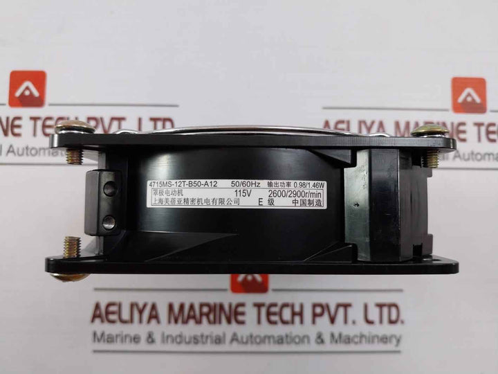 Nmb 4715Ms-12T-b50-a12 Axial Fan 50/60Hz 15.5/14.5W 115V Ac
