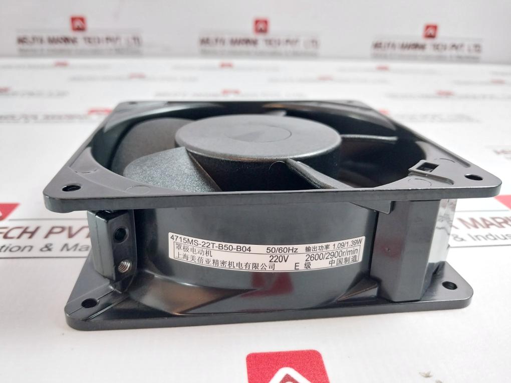 Nmb 4715Ms-22T-b50 Ac Axial Fan 220V-ac 50/60Hz 14/13W 1.09/1.39W 2600/2900R/Min