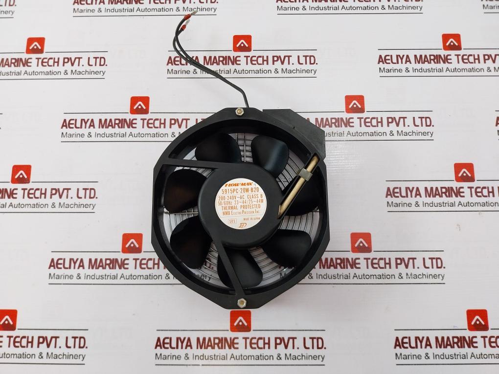 Nmb 5915Pc-20W-b20 Flowmax Thermal Protected Cooling Fan, 50/60Hz