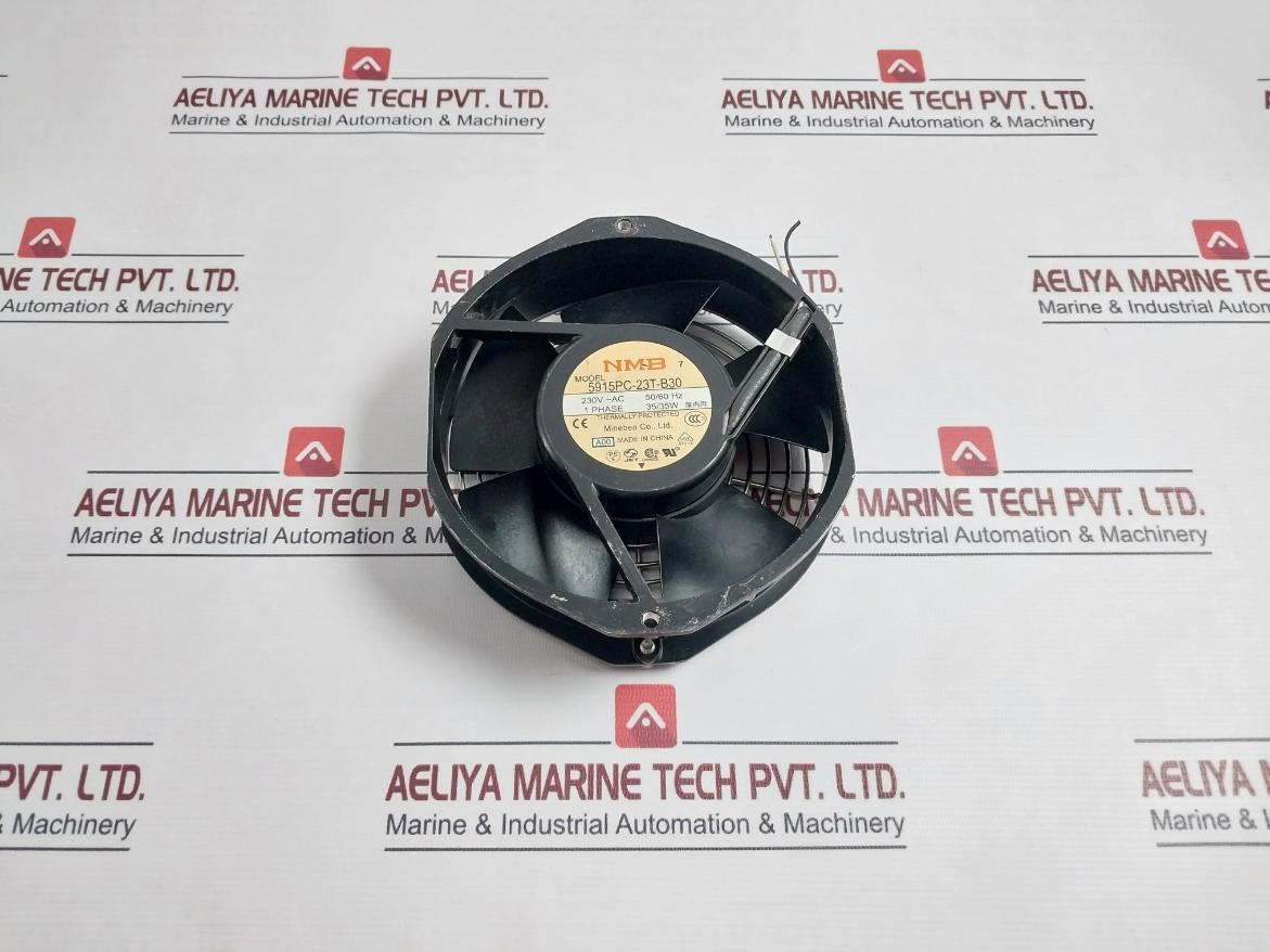 Nmb 5915Pc-23T-b30 Ac Axial Fan 230Vac 50/60Hz 3.70/5.68W 230V 2700/3200R/Min