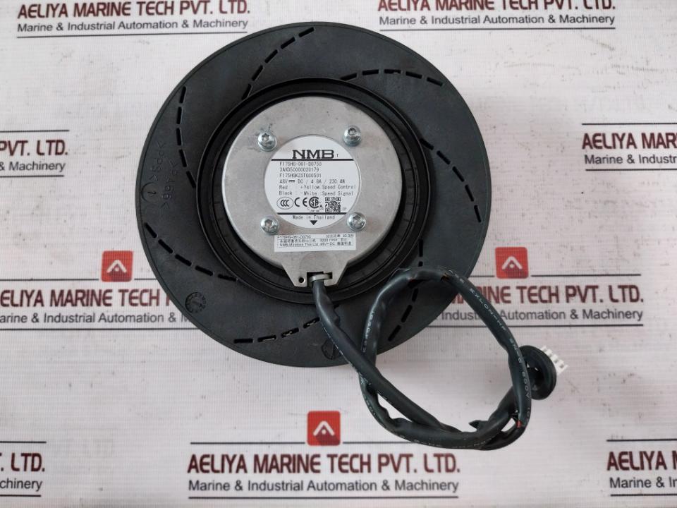 Nmb F175Hg-061-d0750 Motorized Impeller Fan Blower 48V Dc 5000 Rpm 4.8A