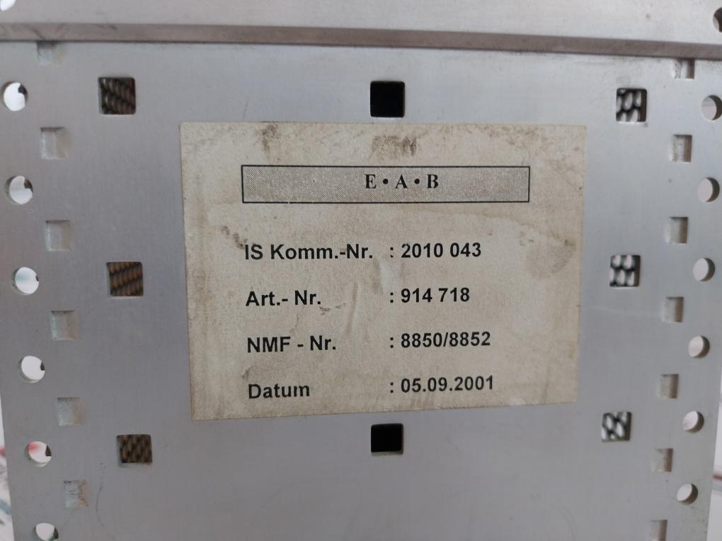 Nmf 914 718 Smk 16, Srk 04 Control Panel 1810 Pr017/ 1810 Pr018