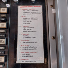 Nohmi Bosai Fac512A-8L Fire Alarm Panel For Engine Room