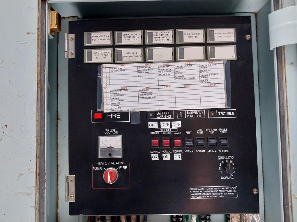 Nohmi Bosai Fac551B-10L Fire Alarm Panel 100 M/M