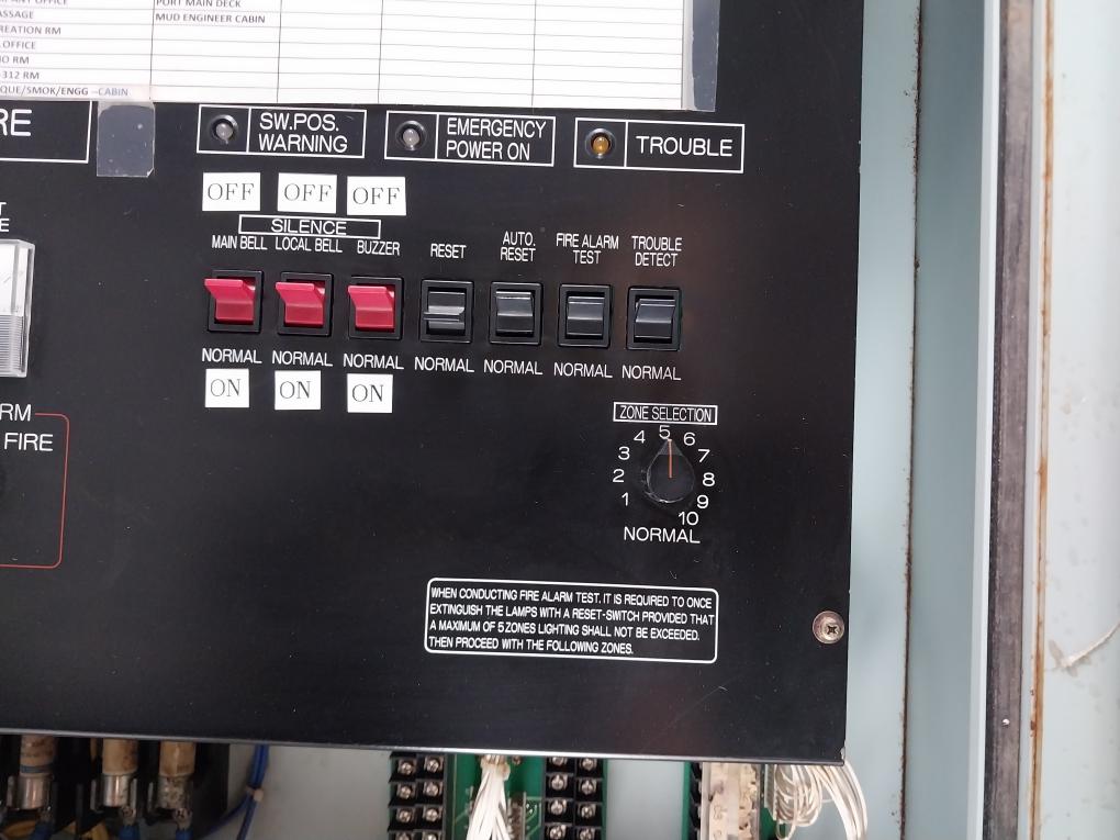 Nohmi Bosai Fac551B-10L Fire Alarm Panel 100 M/M