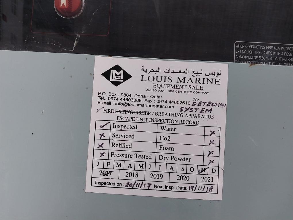 Nohmi Bosai Fac551B-10L Fire Alarm Panel 100 M/M