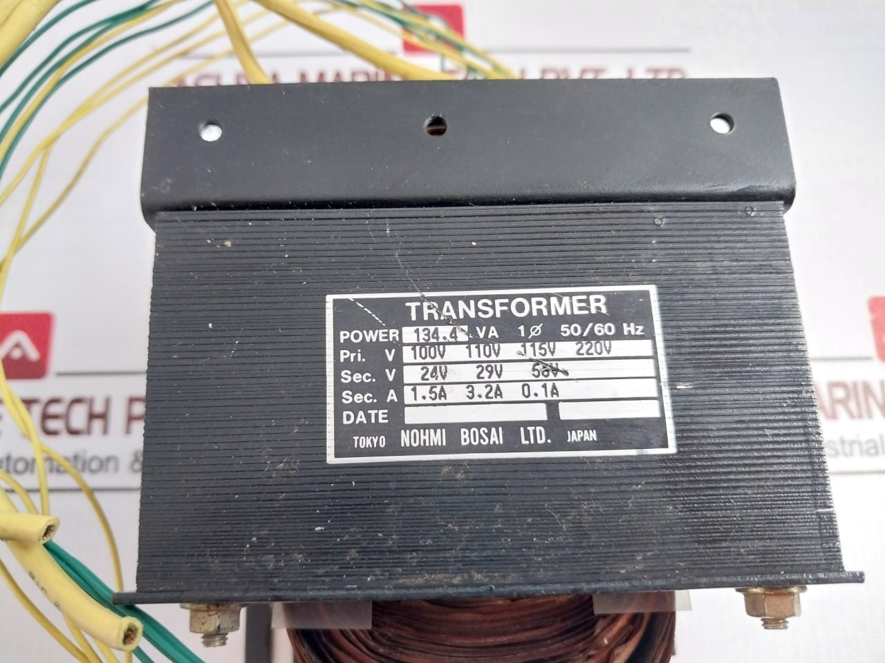 Nohmi Bosai Single-phase Transformer 134.4Va 50/60Hz